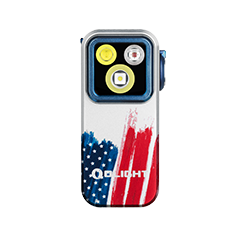 Oclip Pro Clip on Flashlight with Floodlight Spotlight and Red Light